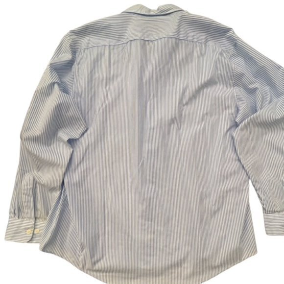 🛍️2 for $25 Sale🛍️ Embroidered Shoe Fashion Striped Long‎ Sleeve Button Up XL - Picture 2 of 11